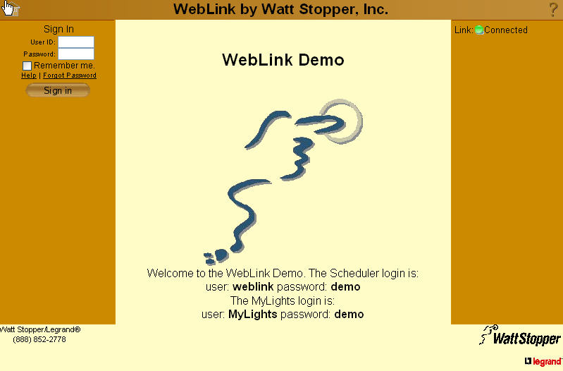 WebLink Main Page